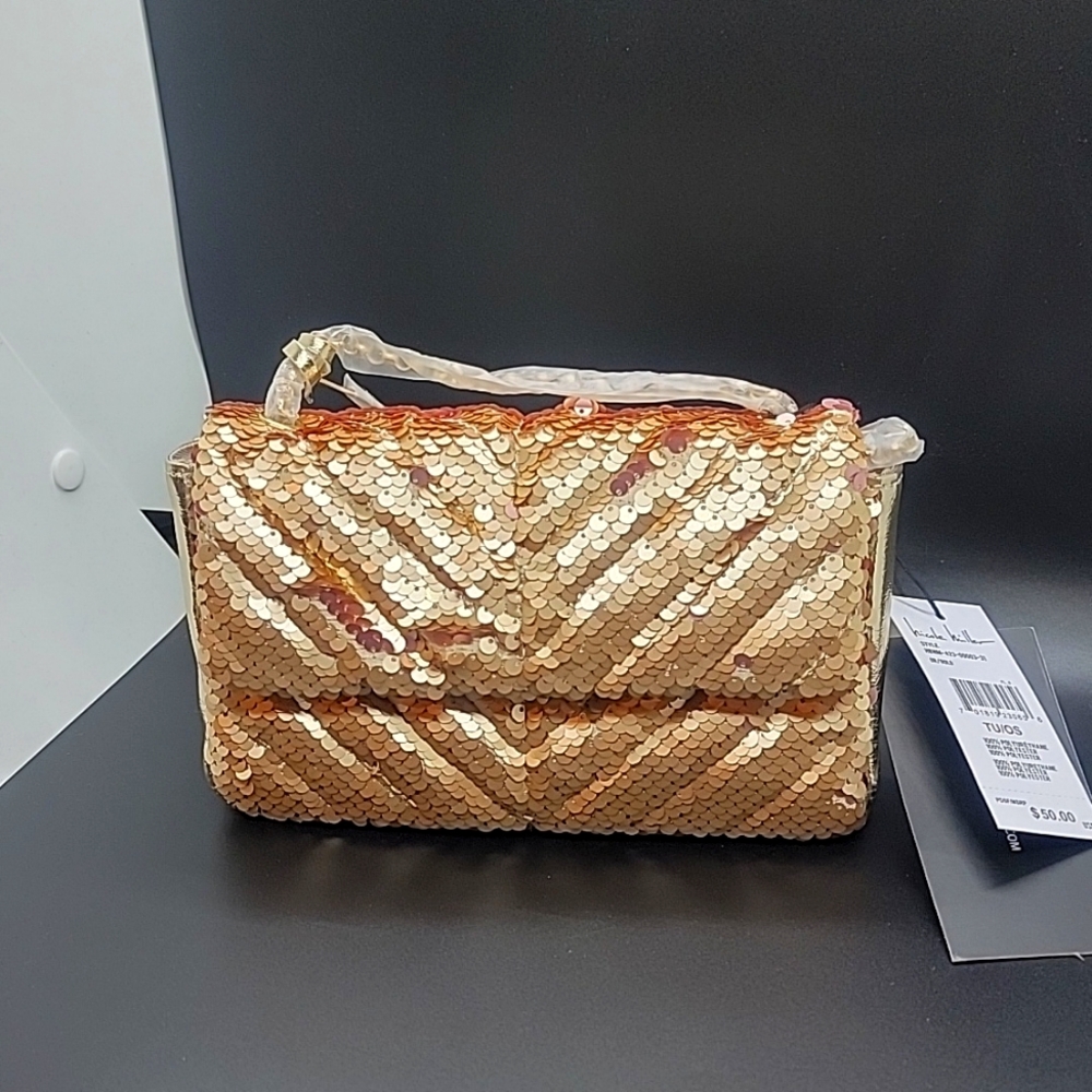 Champagne/ Gold purse